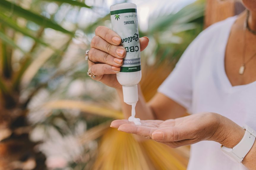 cannabidiol infused topical cream
